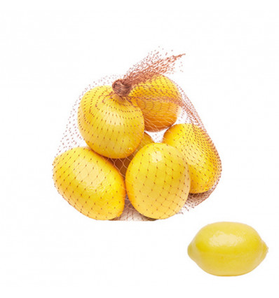 Deco fruit citroen - 6st. in zakje