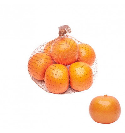 Deco fruit appelsien - 6st. in zakje