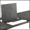 LAFUMA Oron tafel met verlengstuk - 185/245cm - hpl fusain frame titane