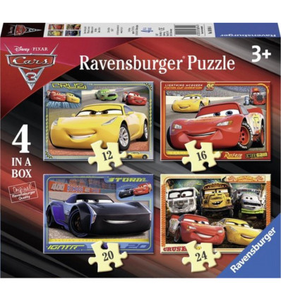 RAVENSBURGER Puzzel- Disney Cars 3 Let's race - 12/16/20/24st.