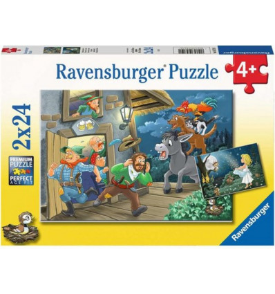 RAVENSBURGER Puzzel - Sprookjes - 2x24st