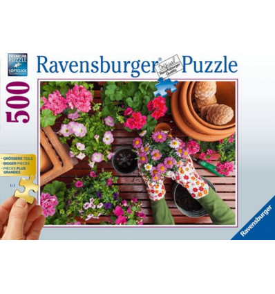 RAVENSBURGER Puzzel - Grote tuinliefde - 500st.