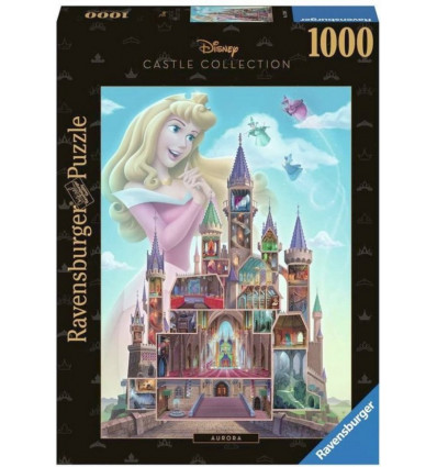 RAVENSBURGER Puzzel - Disney castle collection, Aurora - 1000st.
