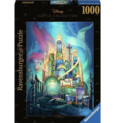 RAVENSBURGER Puzzel - Disney castle collection, Ariel - 1000st.