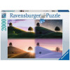 RAVENSBURGER Puzzel - Sfeervolle bomen en bergen - 2000st.