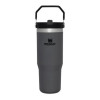 STANLEY The Iceflow Flip straw tumbler thermosfles 0.89L - charcoal