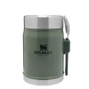 STANLEY The Legendary food jar en spork 0.4L - hammertone green