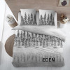 DREAMS Eden dekbedovertrek flanel - 270x220cm - grijs
