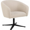 RAMSEY Lounge chair - basel beige/ steel matt black