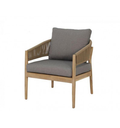 LOIVRE Lounge stoel - rope naturel/taupe