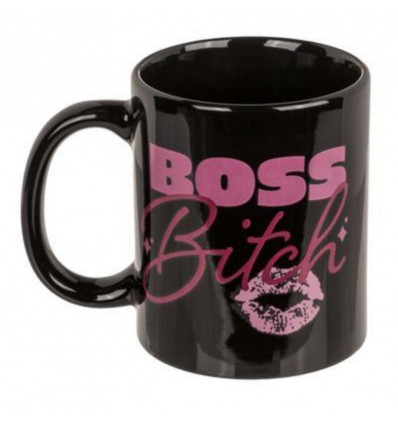 Koffiemok 8x8x9.5cm - Boss Bitch