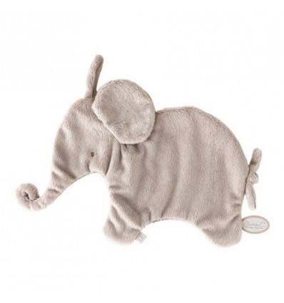 DIMPEL Oscar olifant fopspeenknuffel - 27cm - grijs beige