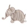 DIMPEL Oscar olifant fopspeenknuffel - 27cm - grijs beige