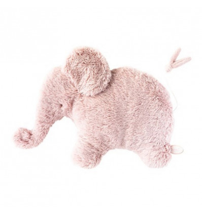 DIMPEL Oscar olifant muzikale knuffel - 42cm - roze