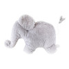 DIMPEL Oscar olifant muzikale knuffel - 42cm - l. grijs