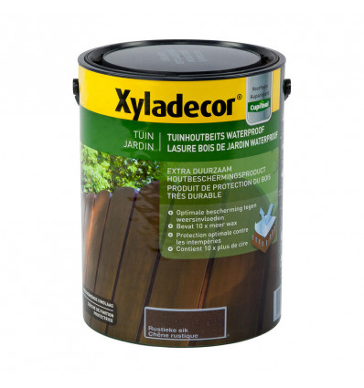XYLADECOR tuinhoutbeits waterproof 5L - rustieke eik