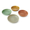 KITCHEN CRAFT Idilica set 4 bowls 21cm - ass. kleur