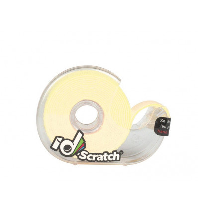 ID Scratch klittenband/ velcro op rol - 2cm x2m - wit