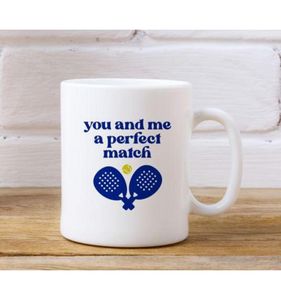 Koffiemok - Padel, you and me a perfect match