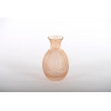 Cou Lisse - Vaasje flesvormig glas 8x12.5cm - peach