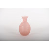 Cou Lisse - Vaasje flesvormig glas 8x12.5cm - rose