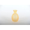 Cou Lisse - Vaasje flesvormig glas 8x12.5cm - oranje