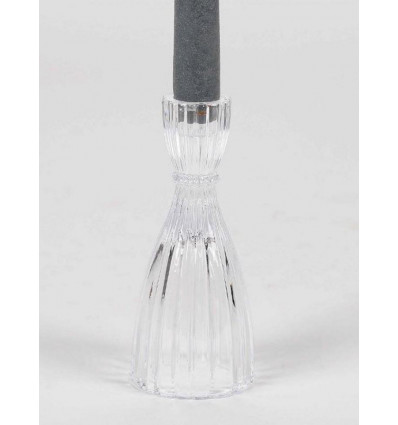 Dame D'Honneur - Kandelaar glas 6.5x15cm