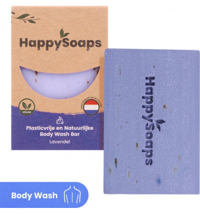 HAPPYSOAPS Body wash bar - lavendel