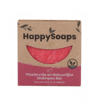 HAPPYSOAPS Shampoo bar 70g - you're one in a mellon