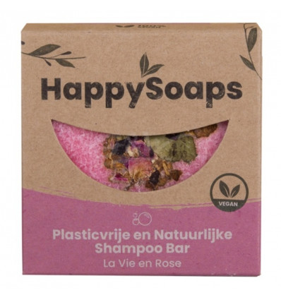 HAPPYSOAPS Shampoo bar 70g - la vie en rose