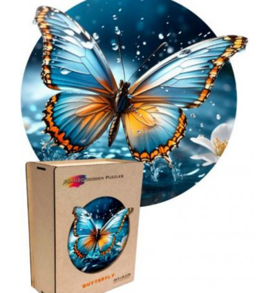 EUREKA E2D Rainbow houten puzzel - vlinder
