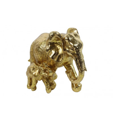 SHILA Deco olifant- 19.5x11x14.5cm- goud