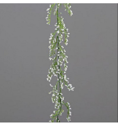 Bloemenslinger 120cm - wit