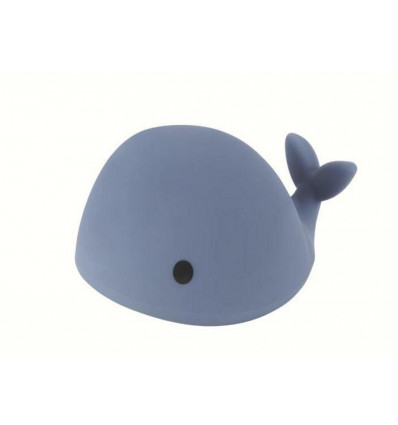 FLOW nachtlampje - Moby walvis - blauw