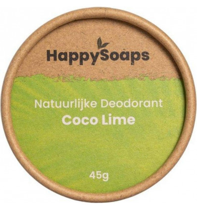 HAPPYSOAPS Natuurlijke deo - kokos & limoen