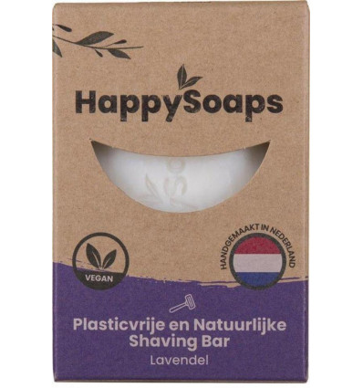 HAPPYSOAPS Happy shaving bar - lavendel
