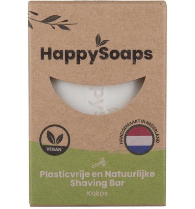 HAPPYSOAPS Happy shaving bar - kokos