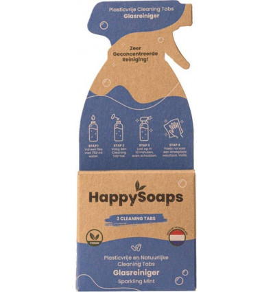 HAPPYSOAPS Cleaning tab - glasreiniger mint