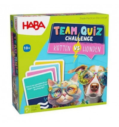 HABA Spel - Quiz time challenge - cats vs dogs