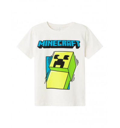 NAME IT B T-shirt MOBIN Minecraft - jet stream - 134/140