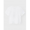 NAME IT G T-shirt HAMBI - bright white silt green - 122/128