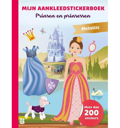 Mijn aankleed stickerboek - Prinsen en prinsessen