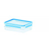 Emsa CLIP&CLOSE box vr broodbeleg- 2x0.6l transparante charcuteriedoos -BPA Free