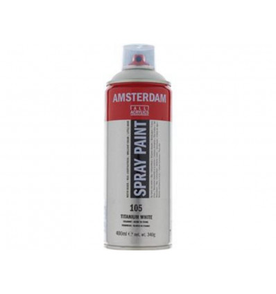 AMSTERDAM AAC Spray 400ml - titaanwit