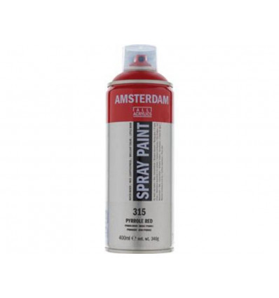AMSTERDAM AAC Spray 400ml - pyrrolerood