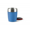 Emsa TRAVEL cup 0.2L - RVS / blauw
