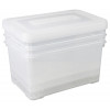 CURVER Set/3 Handy box2 50L- transparant - 60x40x28cm (lxbxh) opbergbox