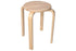 COSY&TRENDY Krukje/ taboeret hout- 37x44 cm - naturel aeki