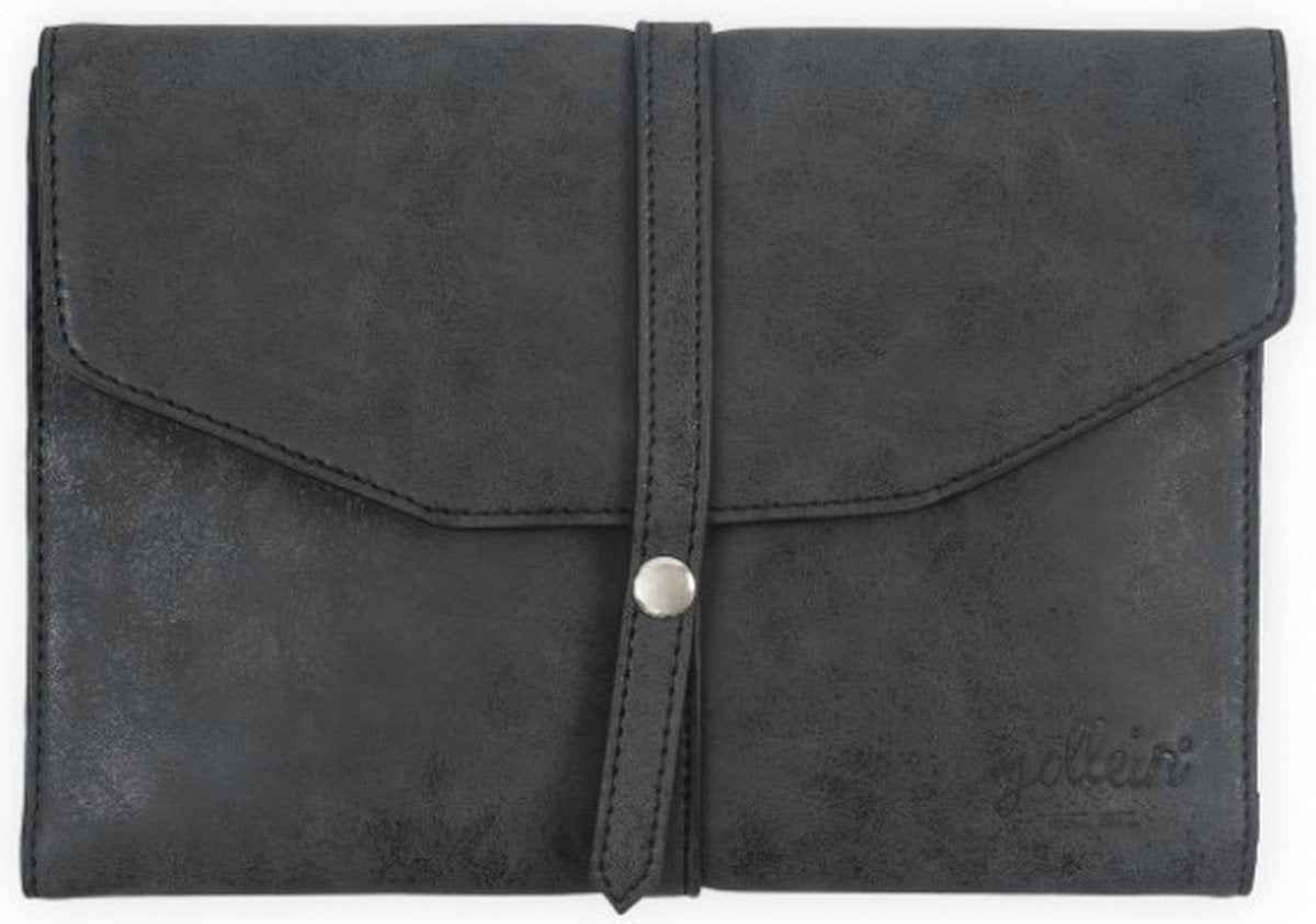 JOLLEIN Luieretui lexie 15x25cm - black TU UC
