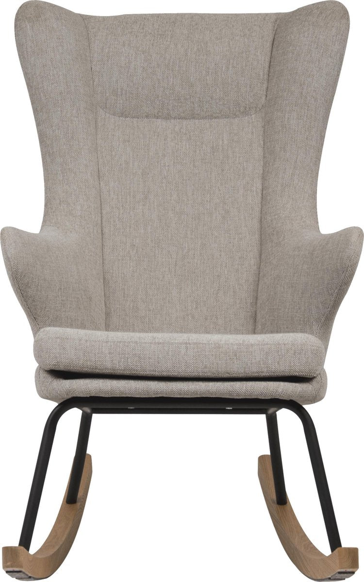 QUAX Rocking chair schommelstoel volwass ene - deluxe - sand grey
